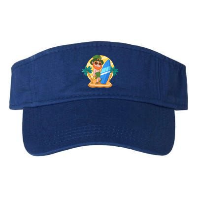 St Patricks Day Hawaii Gnome Gift Valucap Bio-Washed Visor