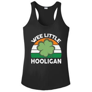 St Patricks Day Shirts Wee Little Hooligan Funny Ladies PosiCharge Competitor Racerback Tank