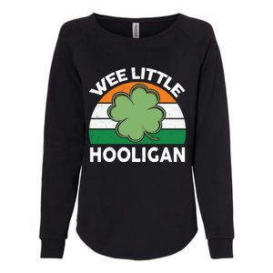 St Patricks Day Shirts Wee Little Hooligan Funny Womens California Wash Sweatshirt