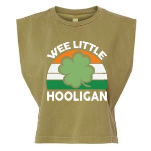 St Patricks Day Shirts Wee Little Hooligan Funny Garment-Dyed Women's Muscle Tee