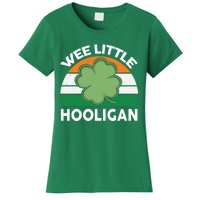 St Patricks Day Shirts Wee Little Hooligan Funny Women's T-Shirt