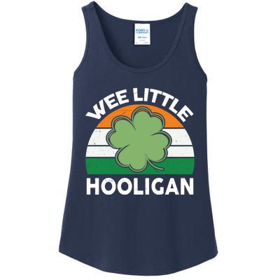 St Patricks Day Shirts Wee Little Hooligan Funny Ladies Essential Tank