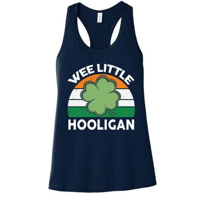 St Patricks Day Shirts Wee Little Hooligan Funny Women's Racerback Tank