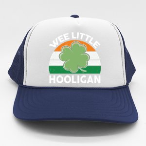 St Patricks Day Shirts Wee Little Hooligan Funny Trucker Hat