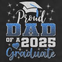 Super Proud Dad Of 2025 Graduate Awesome Family College 7 Panel Mesh Trucker Snapback Hat