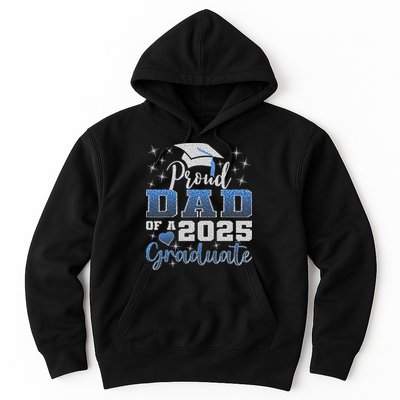 Super Proud Dad Of 2025 Graduate Awesome Family College Hoodie