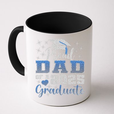 Super Proud Dad Of 2025 Graduate Awesome Family College Mug