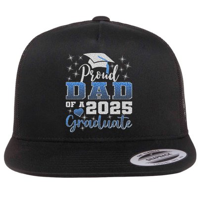 Super Proud Dad Of 2025 Graduate Awesome Family College Flatbill Hat