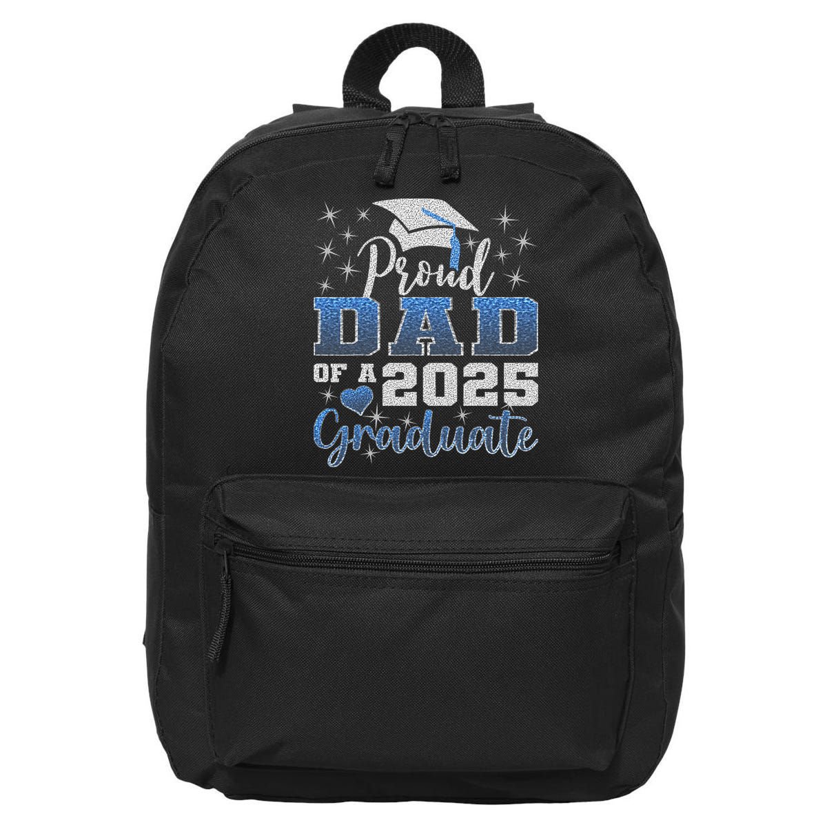 Super Proud Dad Of 2025 Graduate Awesome Family College 16 in Basic Backpack