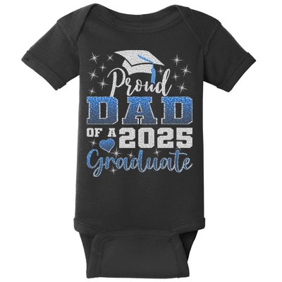 Super Proud Dad Of 2025 Graduate Awesome Family College Baby Bodysuit