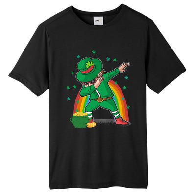 St Patricks Day Dabbing Leprechauns Funny Dab Dance Gift Tall Fusion ChromaSoft Performance T-Shirt