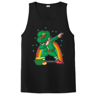 St Patricks Day Dabbing Leprechauns Funny Dab Dance Gift PosiCharge Competitor Tank