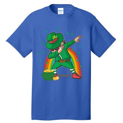 St Patricks Day Dabbing Leprechauns Funny Dab Dance Gift Tall T-Shirt