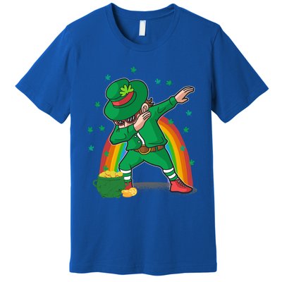 St Patricks Day Dabbing Leprechauns Funny Dab Dance Gift Premium T-Shirt