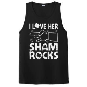 St Patricks Day Couple Love Gift Valentines Day PosiCharge Competitor Tank