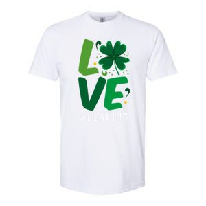 St Patrick's Day Reading Teacher Student Love Luck Clover Meaningful Gift Softstyle CVC T-Shirt