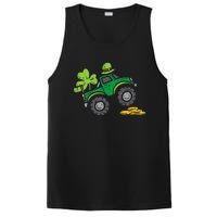 St Patricks Day Shirts Leprechaun Monster Truck Shamrock Gift PosiCharge Competitor Tank