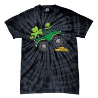 St Patricks Day Shirts Leprechaun Monster Truck Shamrock Gift Tie-Dye T-Shirt