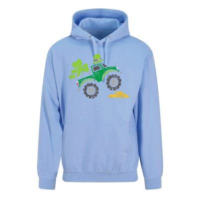 St Patricks Day Shirts Leprechaun Monster Truck Shamrock Gift Unisex Surf Hoodie