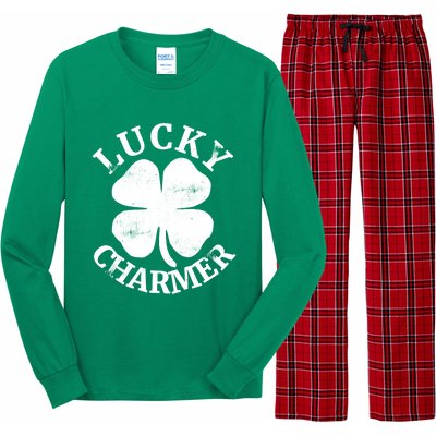 St Patricks Day Shirts LUCKY CHARMER Long Sleeve Pajama Set