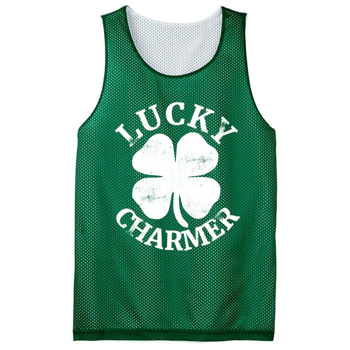 St Patricks Day Shirts LUCKY CHARMER Mesh Reversible Basketball Jersey Tank