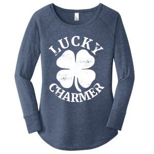 St Patricks Day Shirts LUCKY CHARMER Women's Perfect Tri Tunic Long Sleeve Shirt