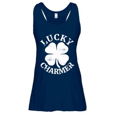 St Patricks Day Shirts LUCKY CHARMER Ladies Essential Flowy Tank