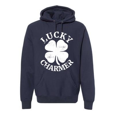 St Patricks Day Shirts LUCKY CHARMER Premium Hoodie