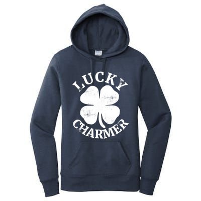 St Patricks Day Shirts LUCKY CHARMER Women's Pullover Hoodie