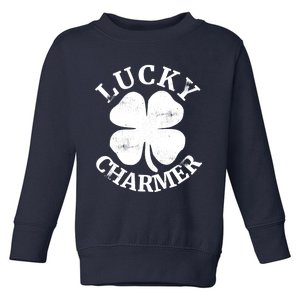 St Patricks Day Shirts LUCKY CHARMER Toddler Sweatshirt