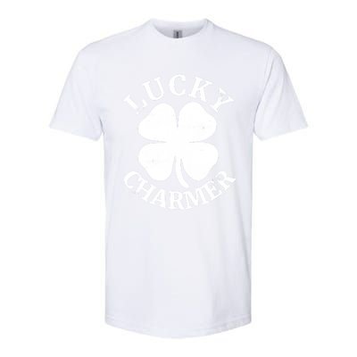 St Patricks Day Shirts LUCKY CHARMER Softstyle CVC T-Shirt