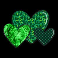 St Patricks Day Festive Heart City Backpack