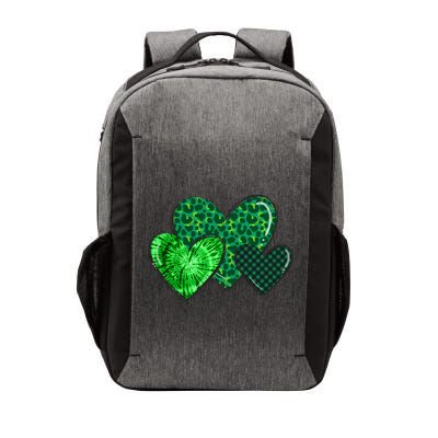 St Patricks Day Festive Heart Vector Backpack