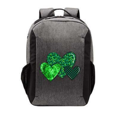 St Patricks Day Festive Heart Vector Backpack