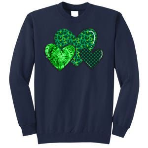 St Patricks Day Festive Heart Tall Sweatshirt