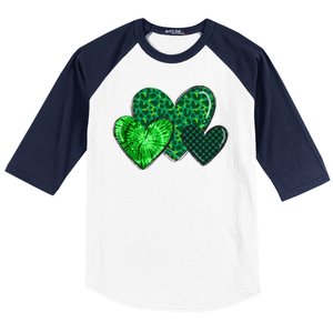 St Patricks Day Festive Heart Baseball Sleeve Shirt