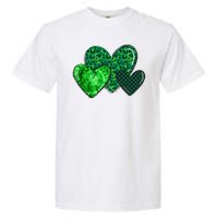 St Patricks Day Festive Heart Garment-Dyed Heavyweight T-Shirt