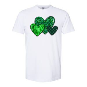 St Patricks Day Festive Heart Softstyle CVC T-Shirt