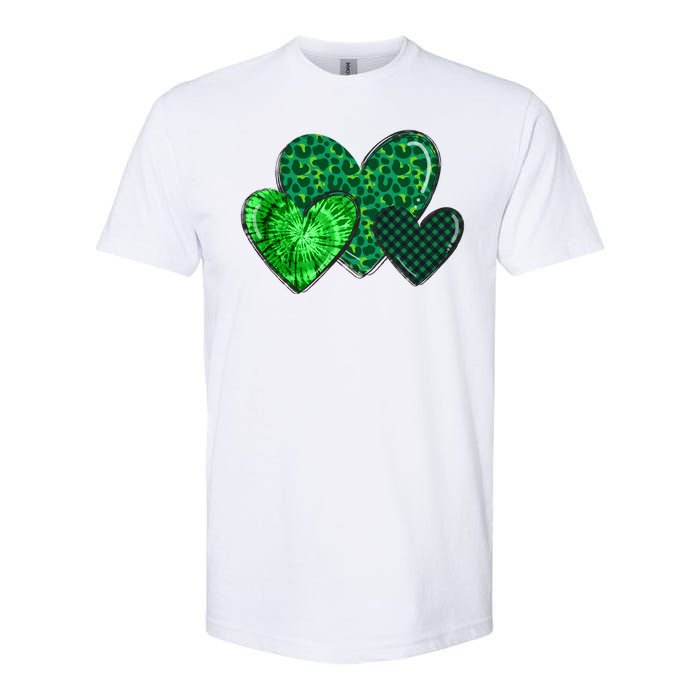 St Patricks Day Festive Heart Softstyle CVC T-Shirt