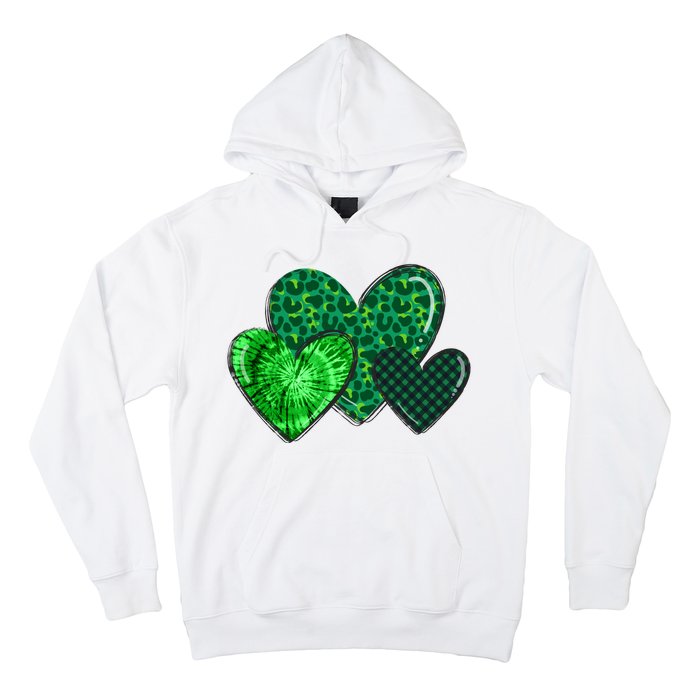 St Patricks Day Festive Heart Hoodie