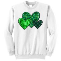 St Patricks Day Festive Heart Sweatshirt