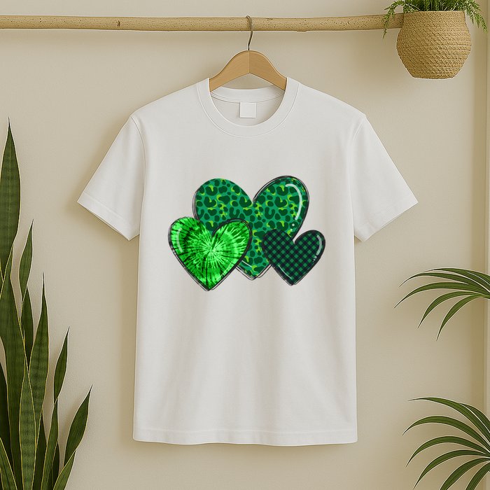 St Patricks Day Festive Heart T-Shirt