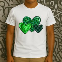 St Patricks Day Festive Heart T-Shirt