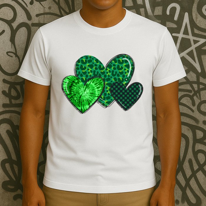 St Patricks Day Festive Heart T-Shirt