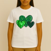 St Patricks Day Festive Heart T-Shirt