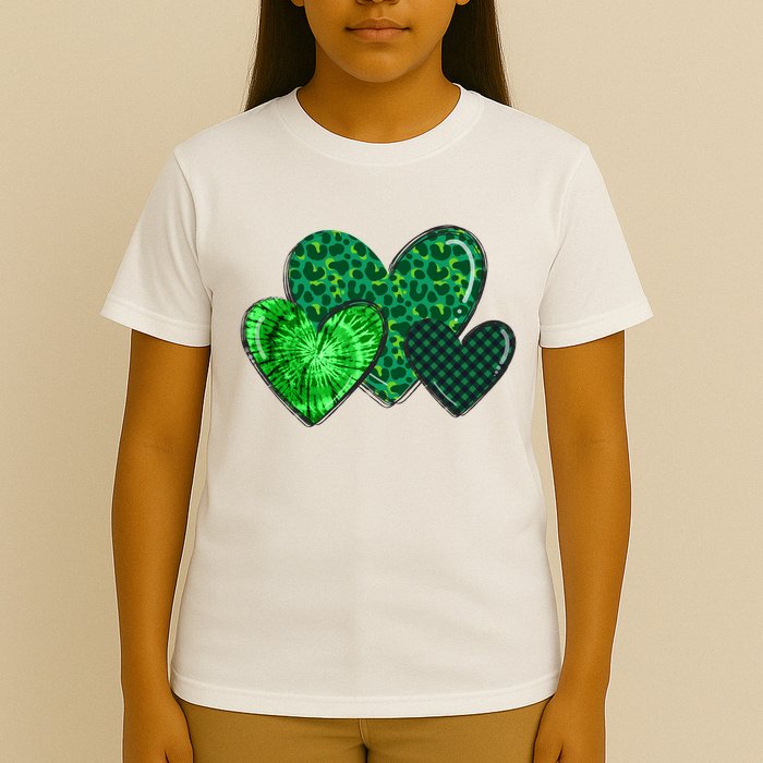 St Patricks Day Festive Heart T-Shirt