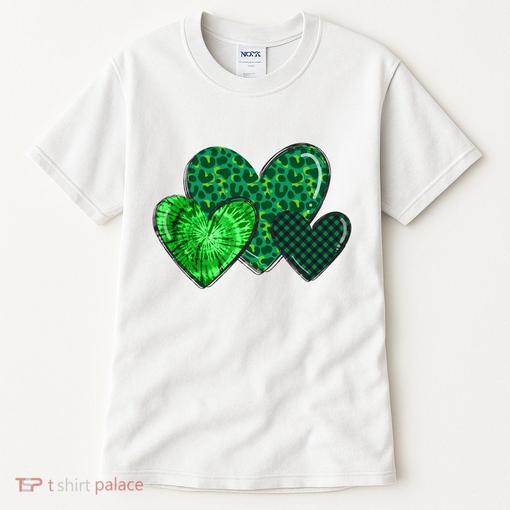 St Patricks Day Festive Heart Tall T-Shirt
