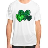 St Patricks Day Festive Heart Adult ChromaSoft Performance T-Shirt