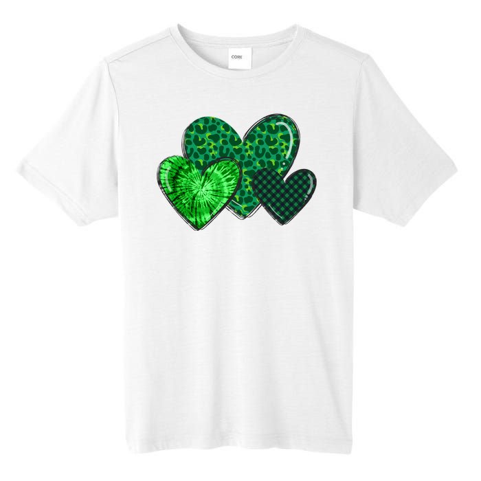 St Patricks Day Festive Heart Tall Fusion ChromaSoft Performance T-Shirt