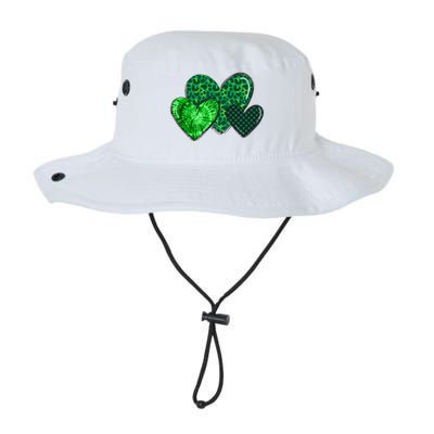 St Patricks Day Festive Heart Bucket Hat